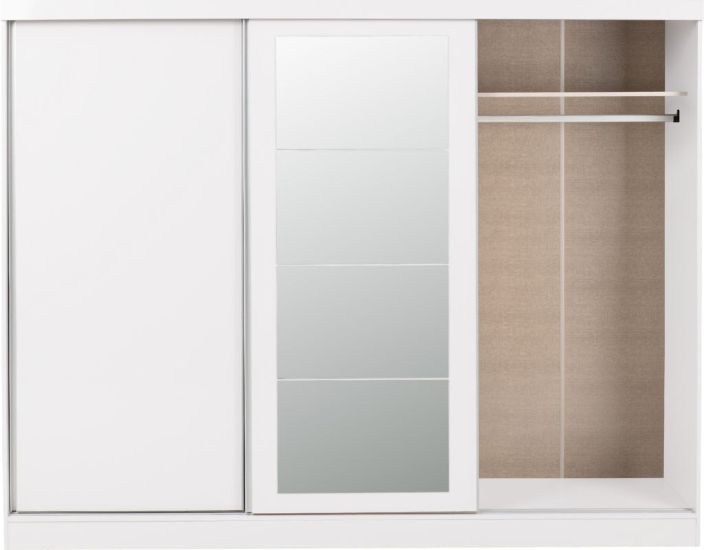 Nevada-3-door-sliding-wardrobe-white-hanging-rail