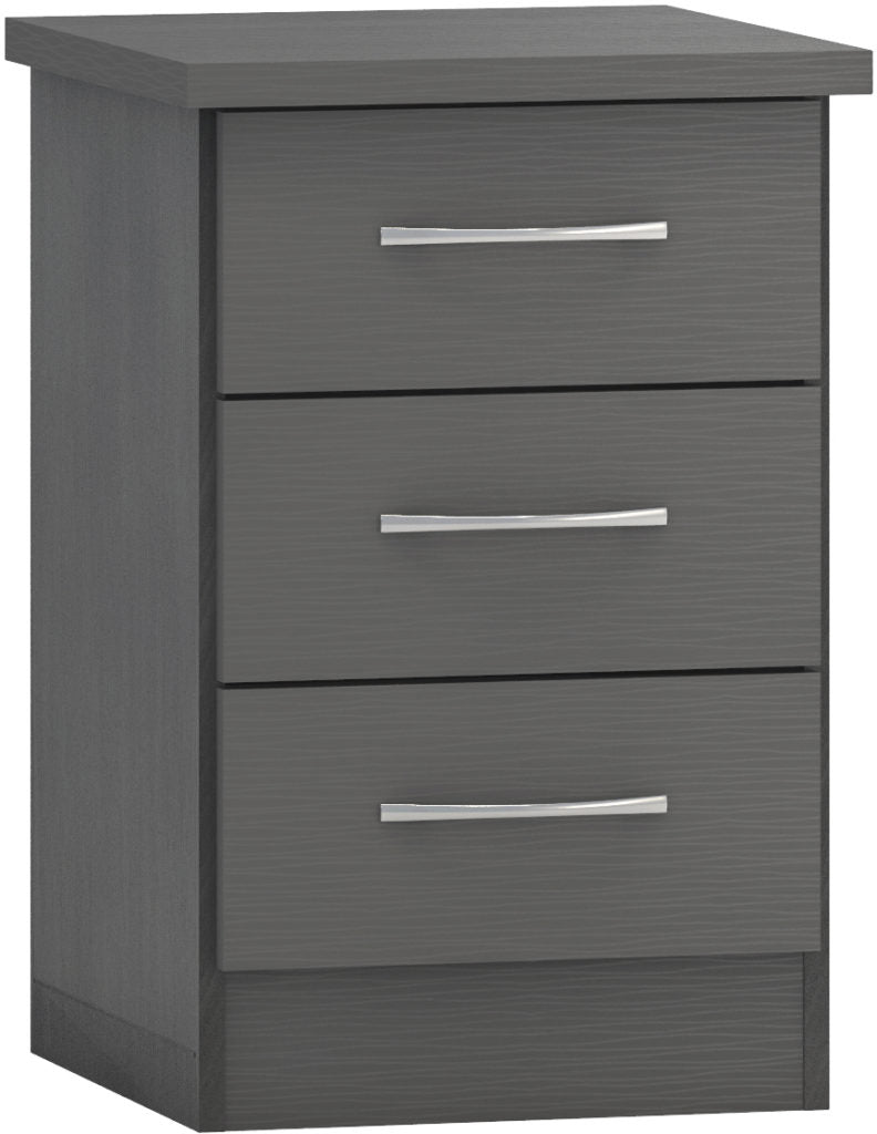 Nevada-3-drawer-bedside-3D-effect-grey