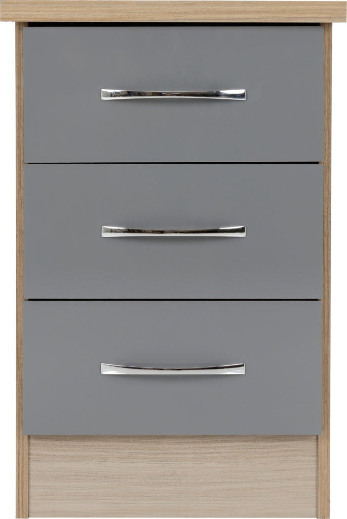 Nevada-3-drawer-bedside-oak-grey