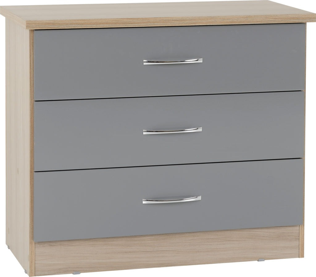 Nevada-3-drawer-chest-oak-grey