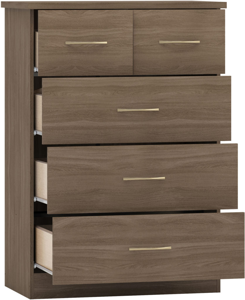 Nevada-32-chest-drawers-rustic-oak-open