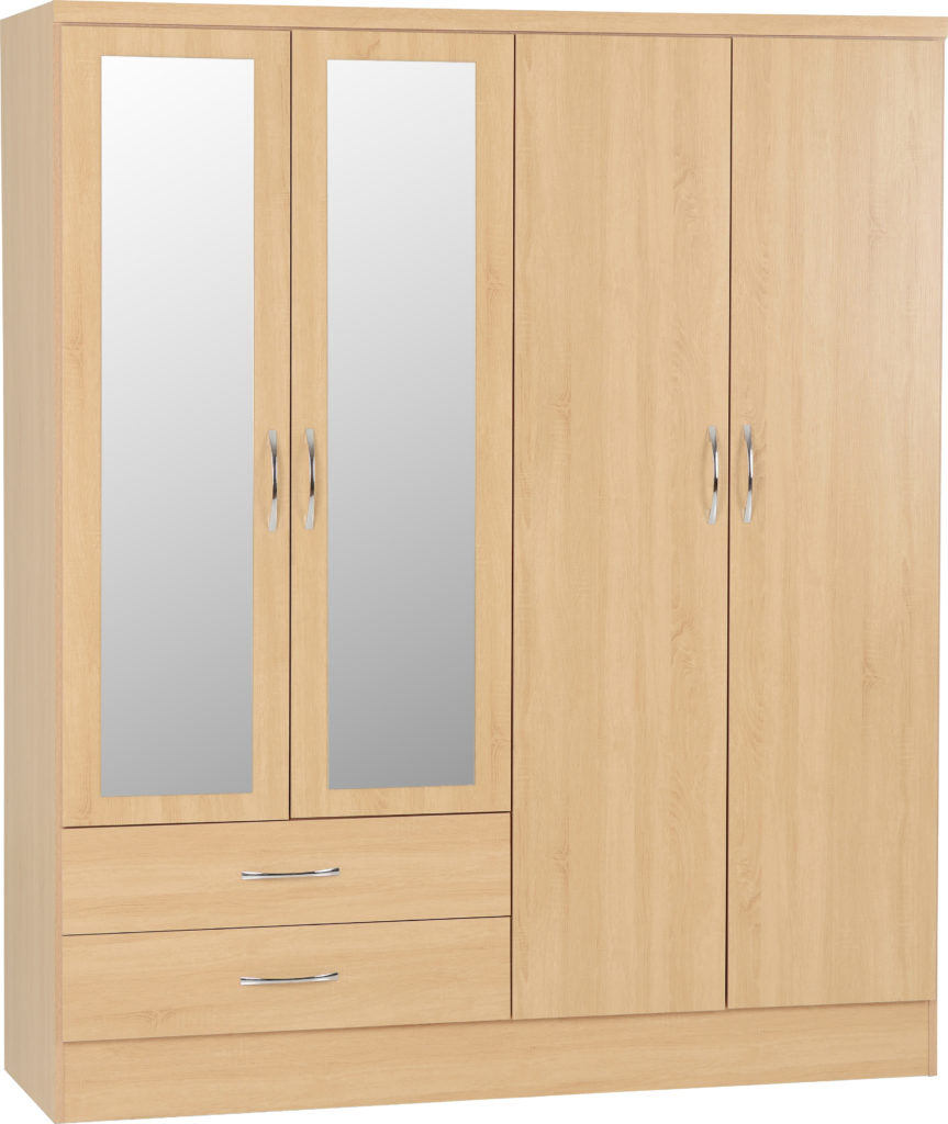 Nevada-4-door-wardrobe-sonoma-oak