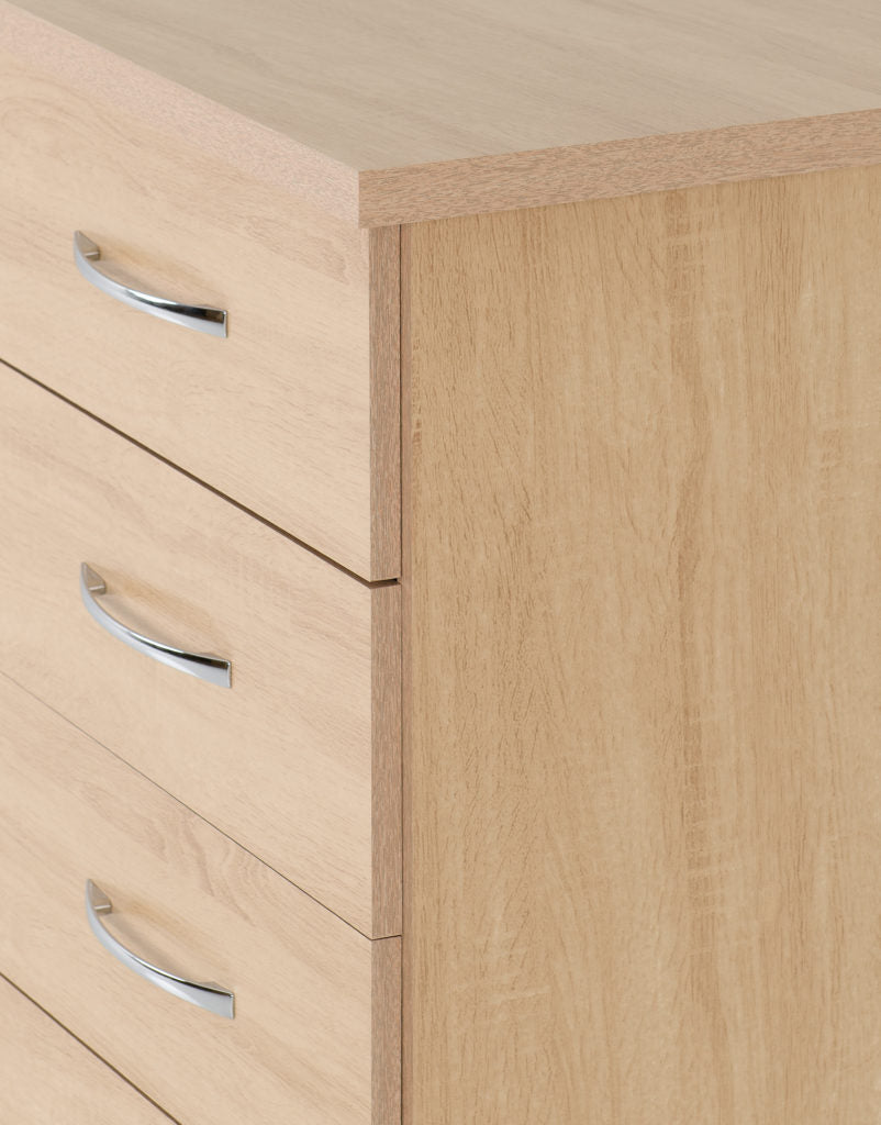 Nevada-narrow-chest-sonoma-oak-handles