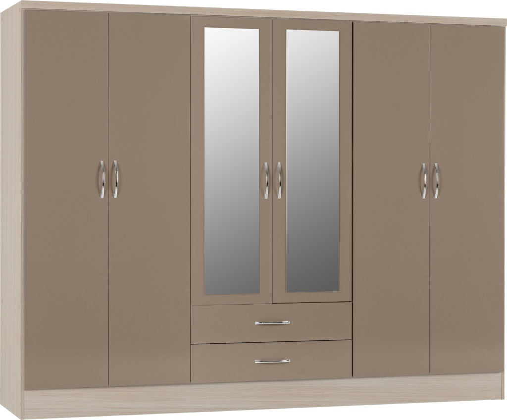 Nevada-6-door-wardrobe-oyster-oak