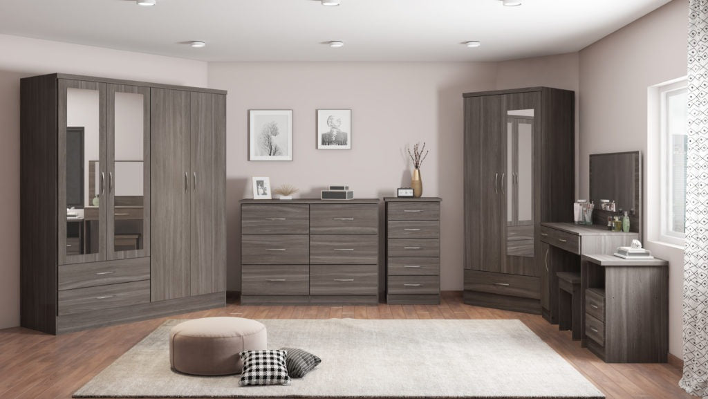 Nevada-narrow-chest-black-wood-grain-room-set