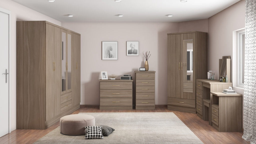 Nevada-6-door-wardrobe-rustic-oak-room-set