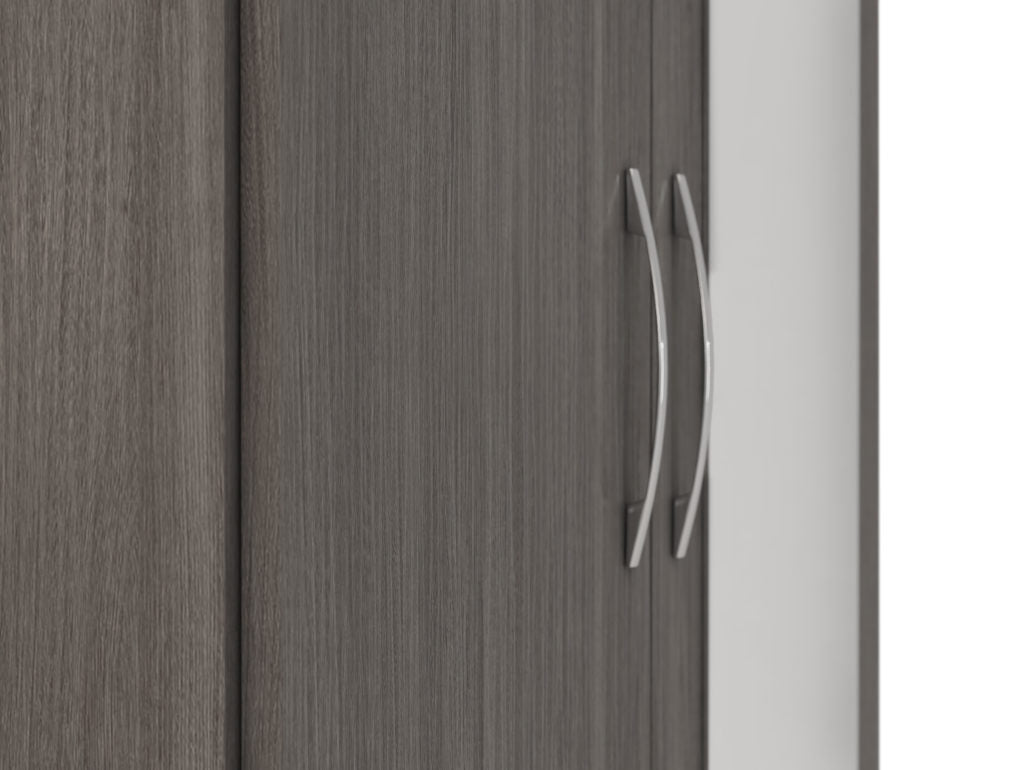 Nevada-mirrored-2-door-wardrobe-black-wood-grain-detail