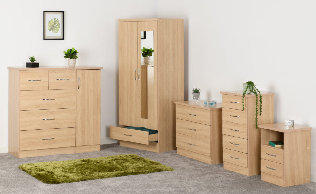 Nevada-narrow-chest-sonoma-oak-room-set