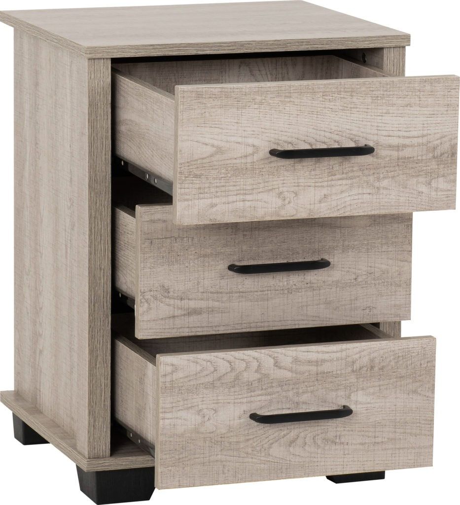 Oliver-3-drawer-bedside-open