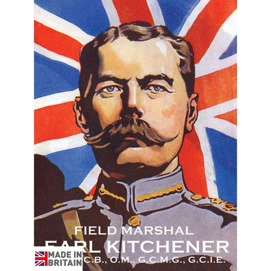 Small Metal Sign 45 x 37.5cm Vintage Retro Earl Kitchener