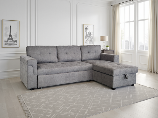 Sofabed Grey Universal Corner