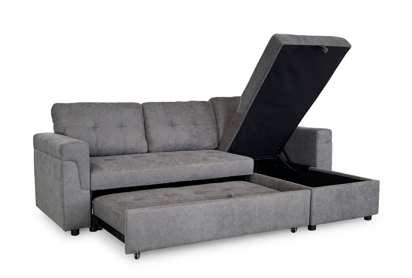 Sofabed Grey Universal Corner