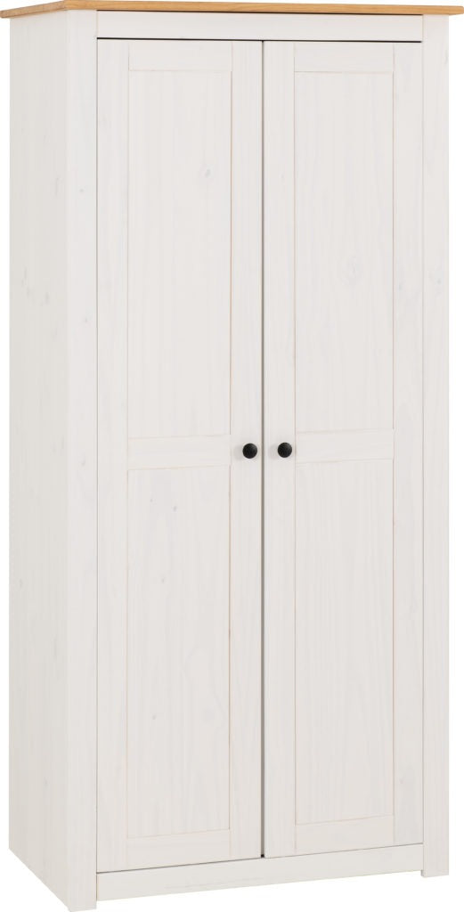 Panama-2-door-wardrobe-white-wax