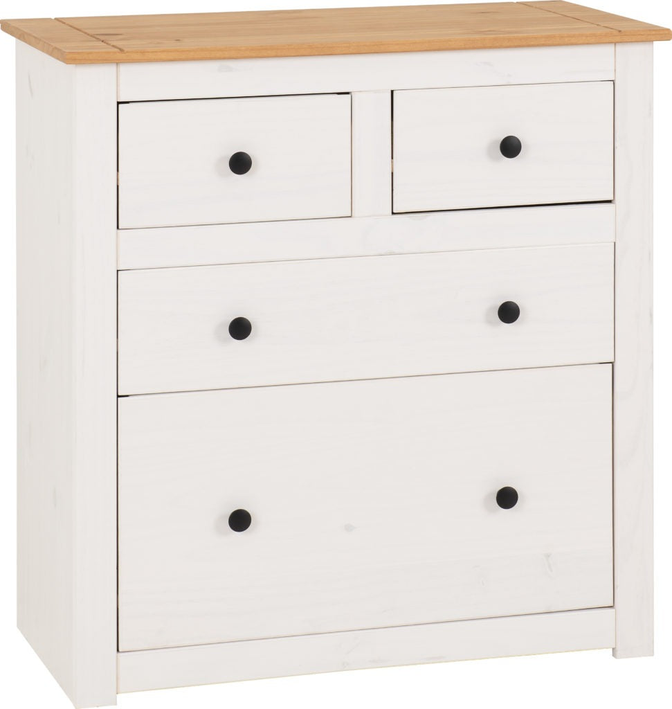 Panama-22-drawer-chest-white-wax