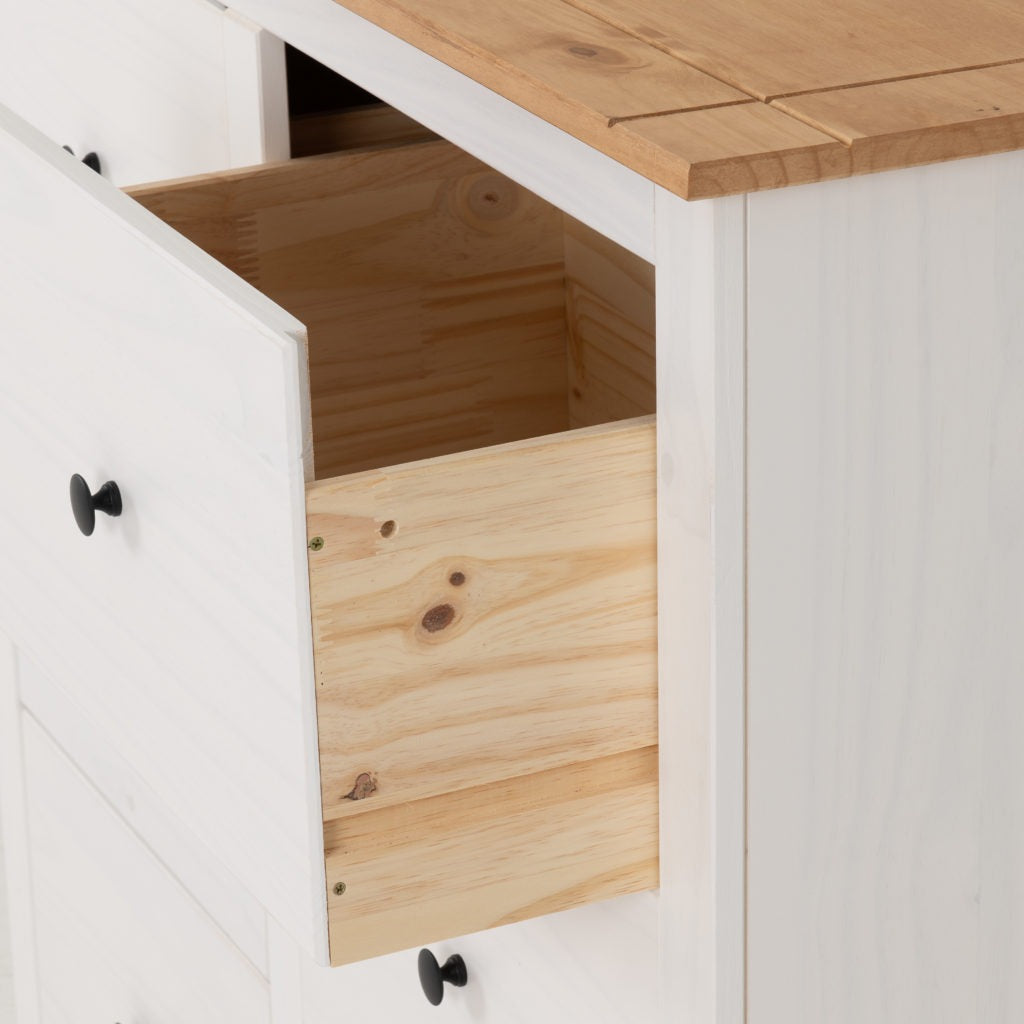 Panama-6-drawer-chest-white-wax-handles