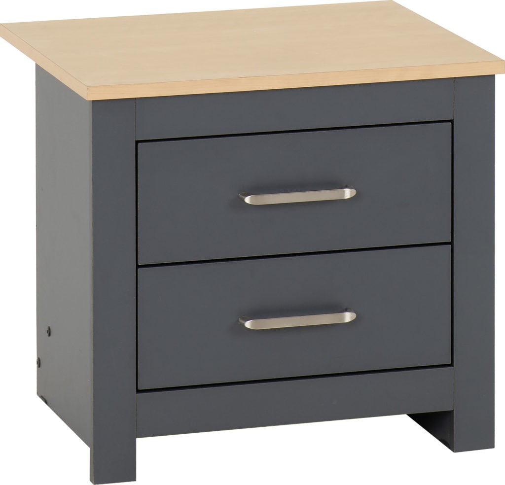 Portland-2-drawer-bedside-grey