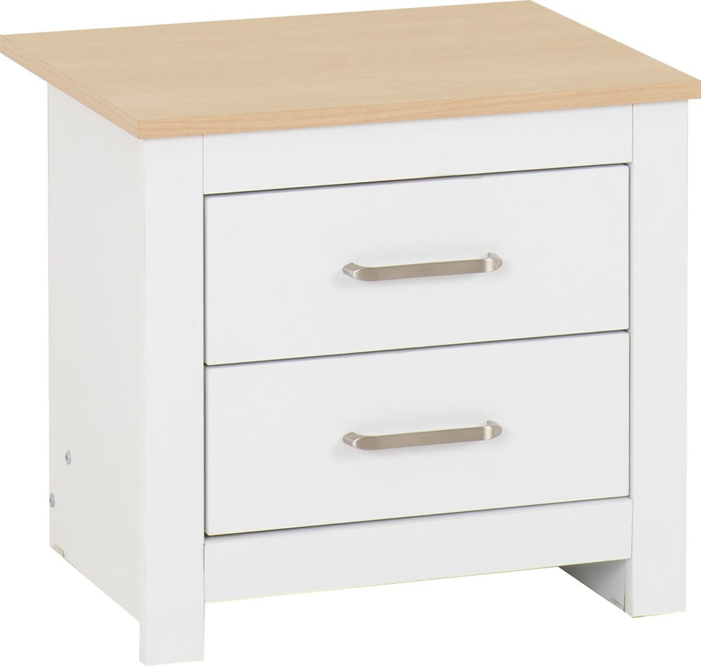 Portland-2-drawer-bedside-white