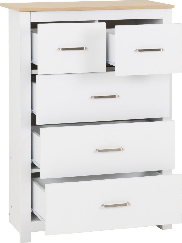 Portland-32-drawer-chest-white-open