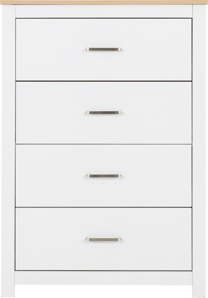 Portland-4-drawer-chest-white-front