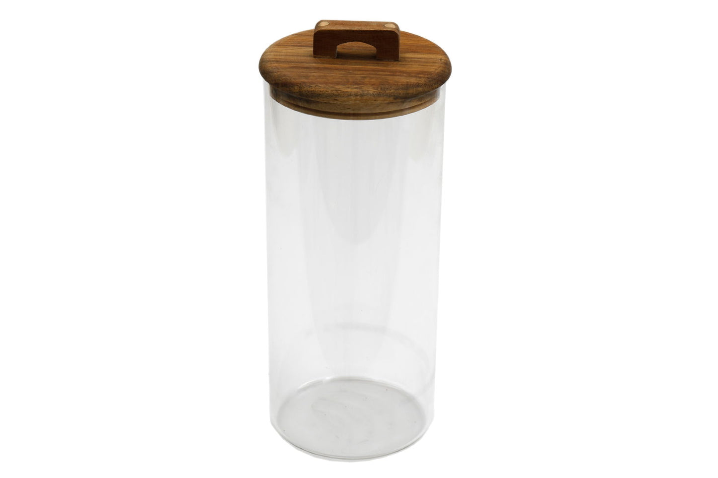 Glass Storage Jar with Acacia Lid 2.7L