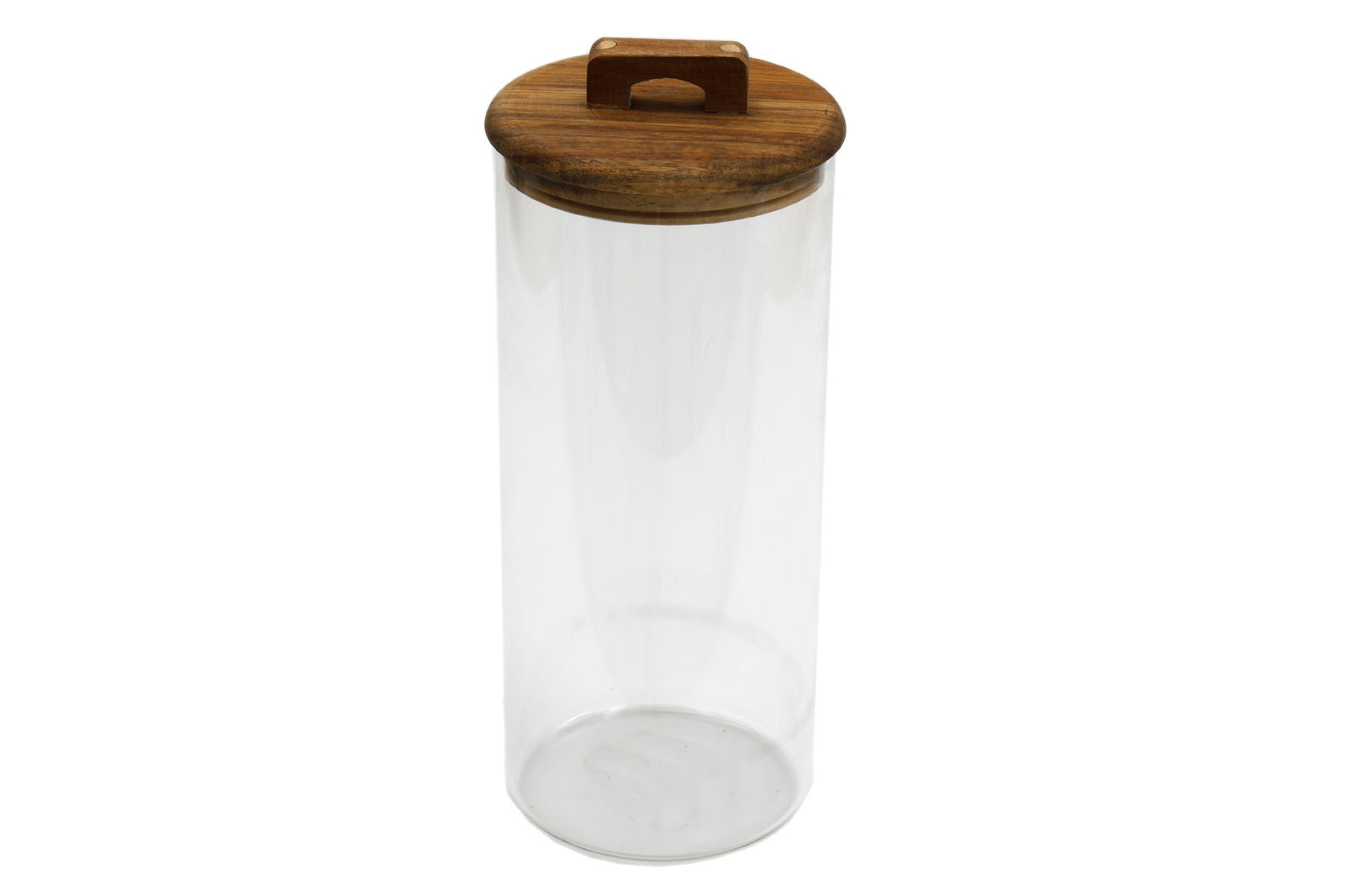 Glass Storage Jar with Acacia Lid 2.7L