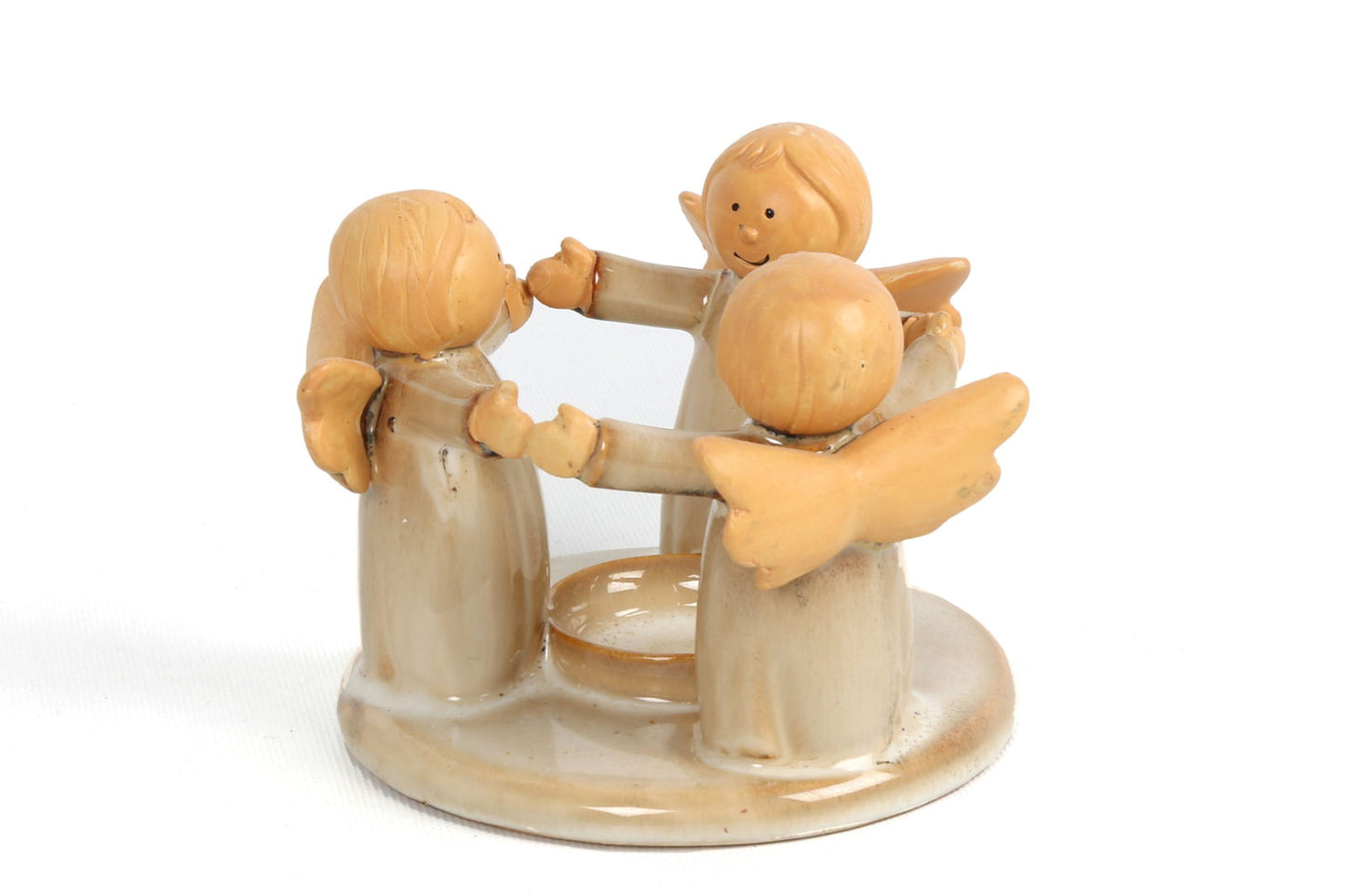 Angel Ring Ceramic Tea Light Holder 14cm