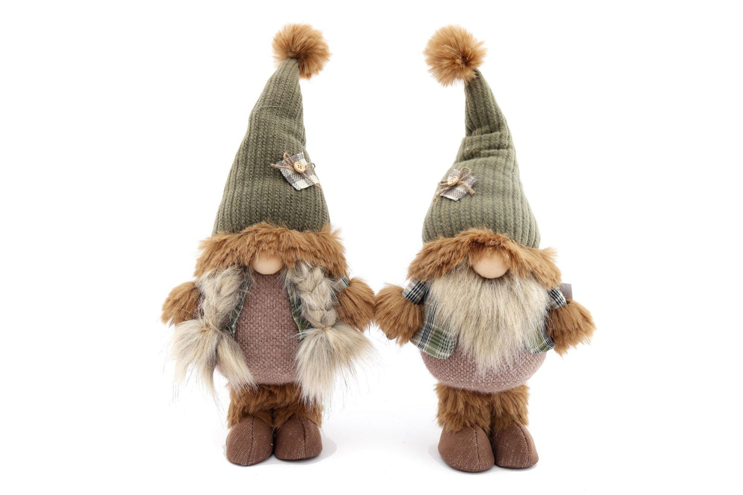 Standing Mr & Mrs Santa Gonks