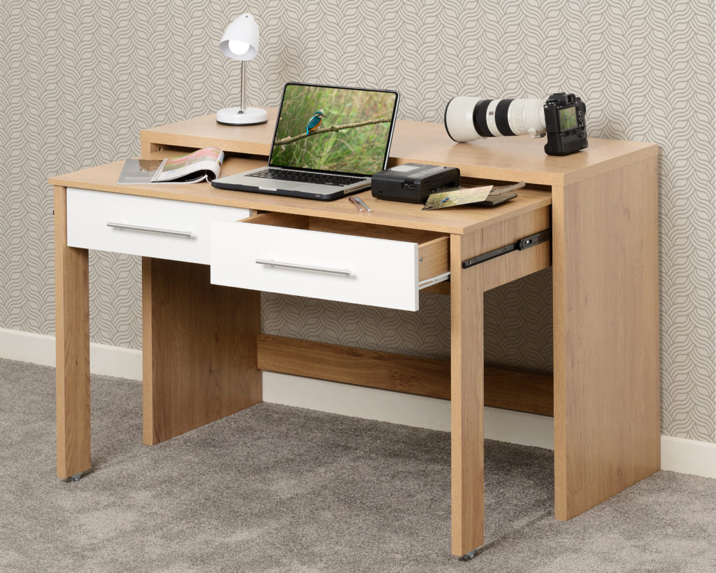 Seville-2-drawer-desk-white-room-set