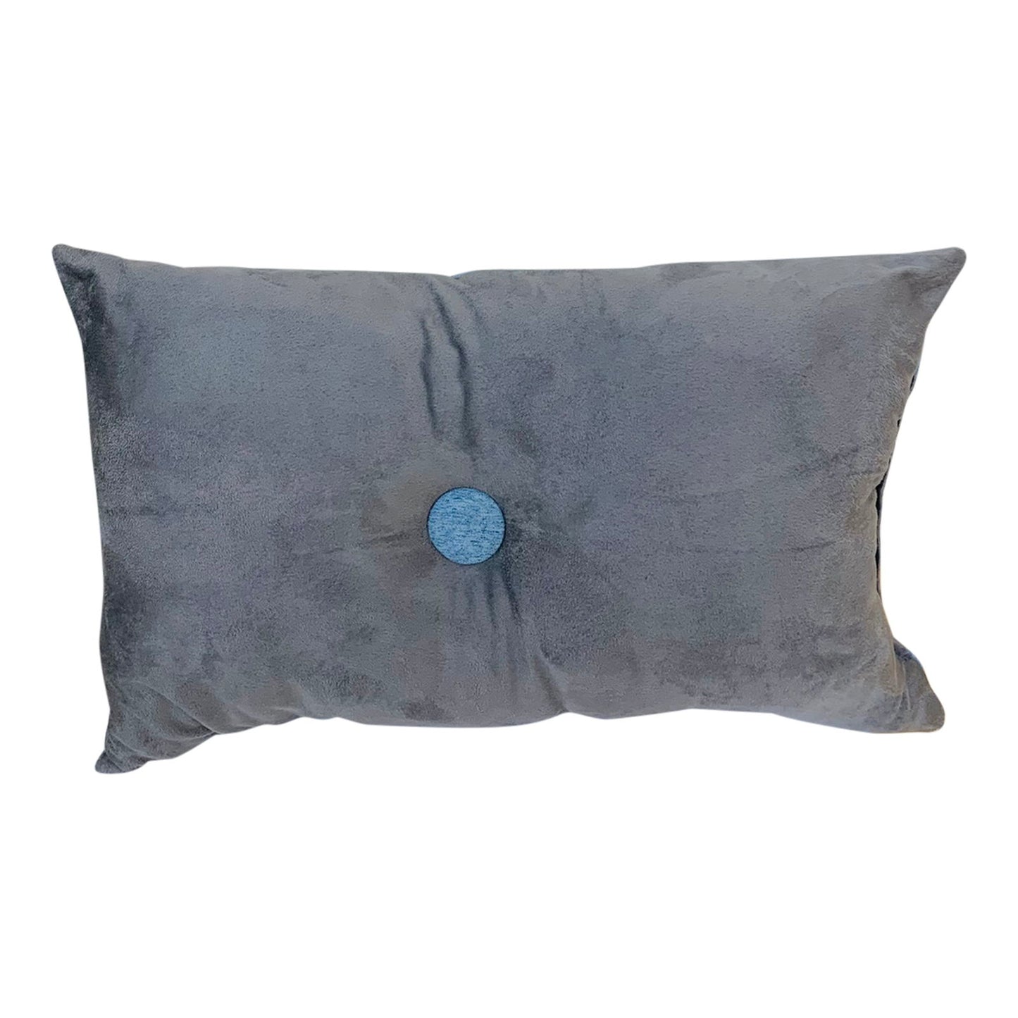 Double Side Rectangular Scatter Cushion Grey 45cm