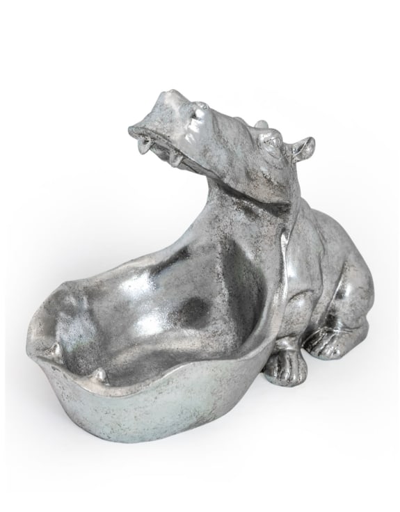 Silver-hungry-hippo-bowl