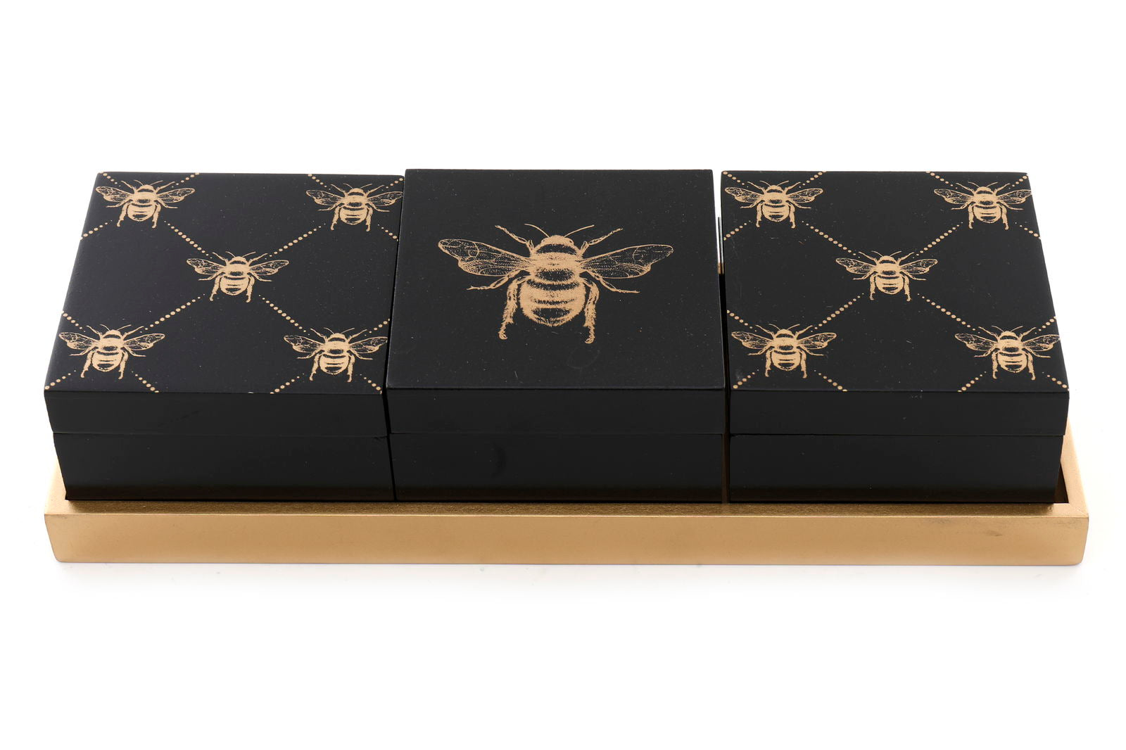 Set of 3 Bee Storage Box's