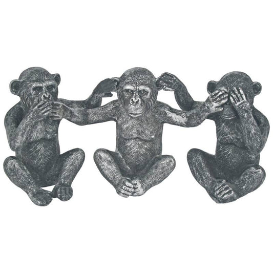 Speak/Hear/See No Evil Monkeys S/3