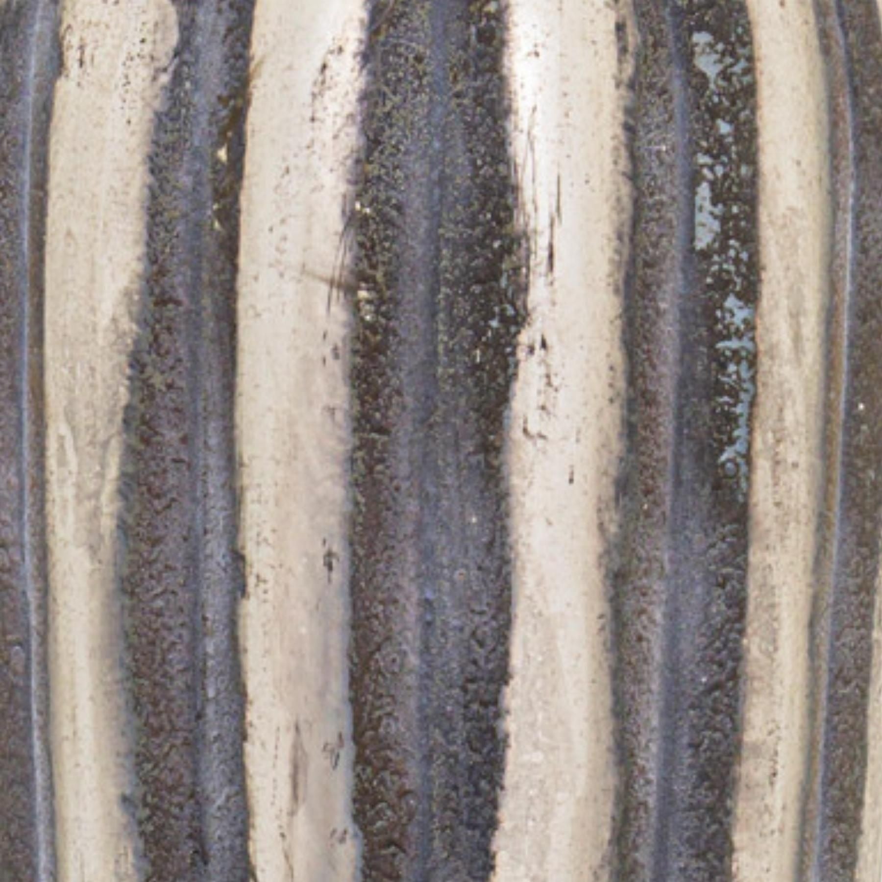 Burnished-and-grey-striped-tall-vase-detail