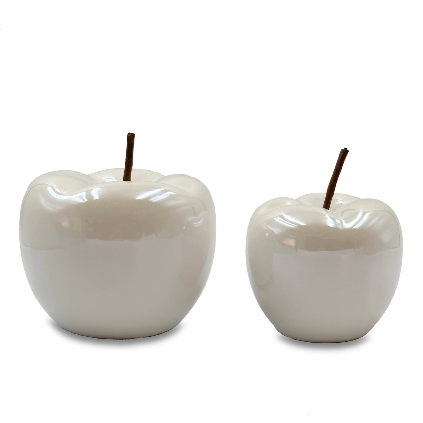 Decorative Porcelain Apples – Set of 2