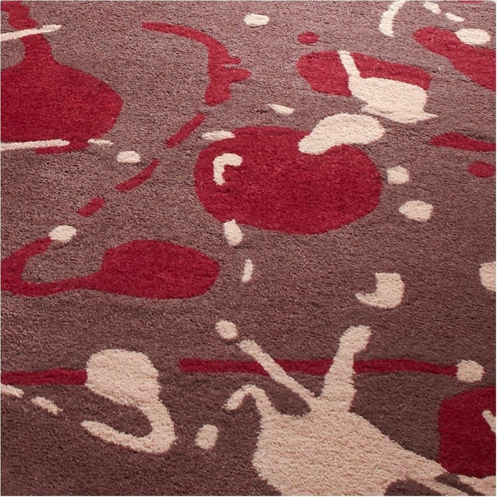 Brown-red-230cm-rug-detail