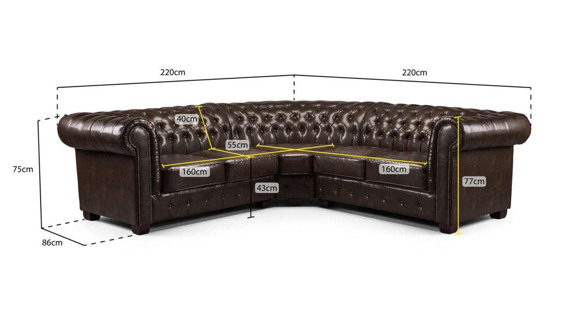 chesterfield-corner-sofa-brown-dimensions