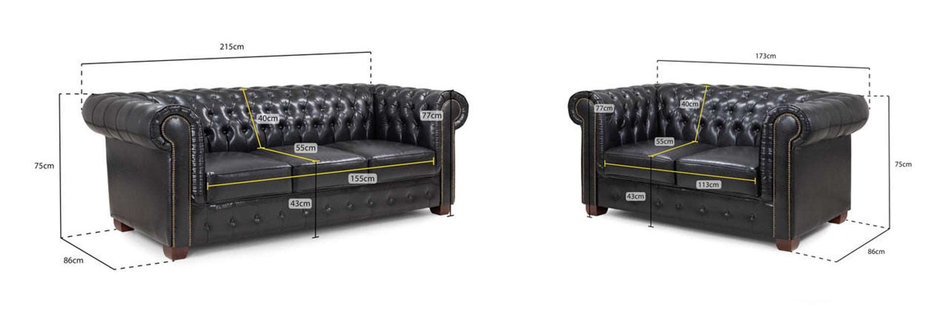 chesterfield-sofa-set-black-dimensions