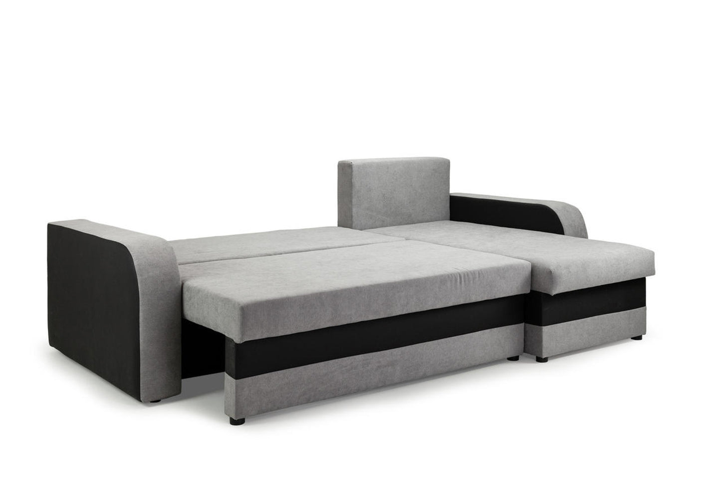 kris-corner-sofa-bed-black & grey-bed