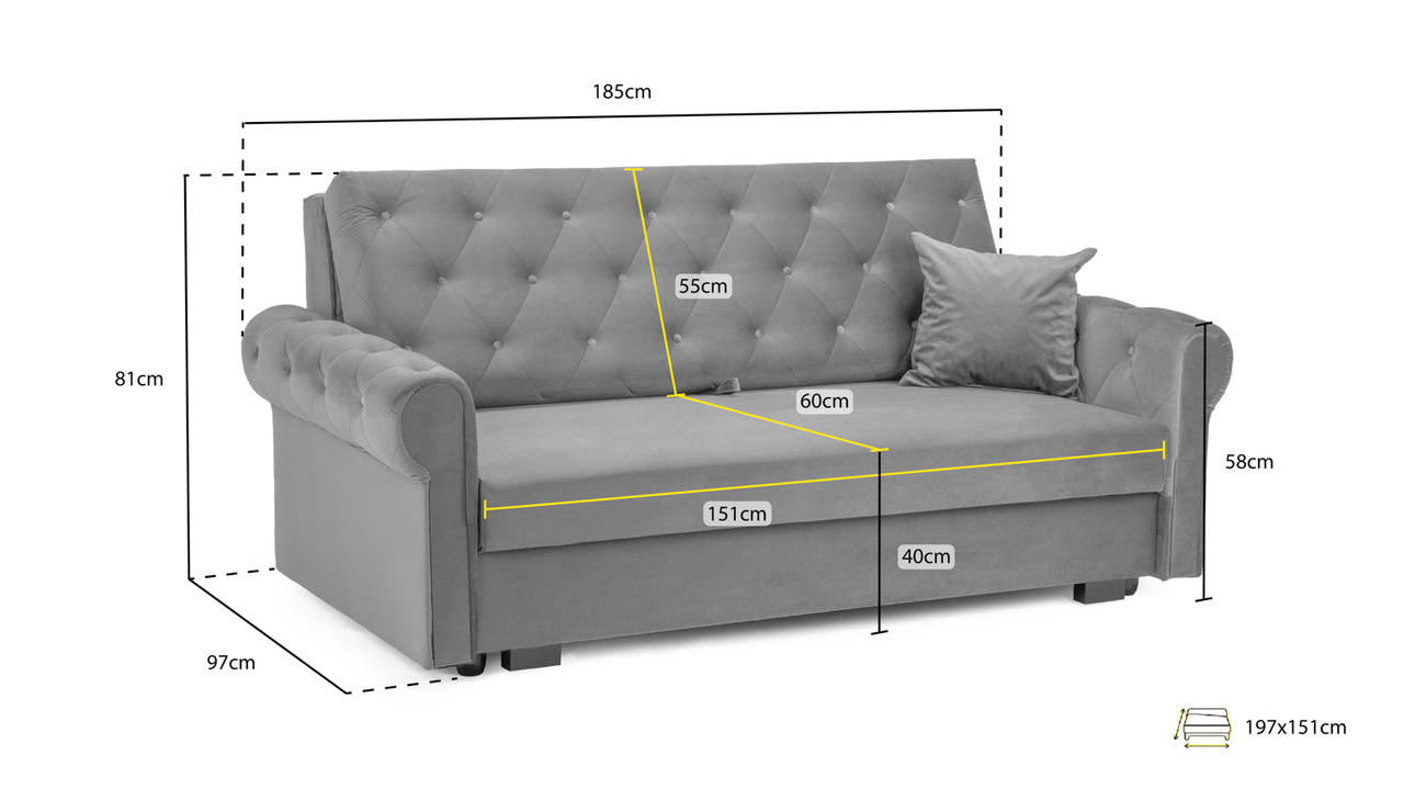 rosalind-sofa-bed-grey-dimensions