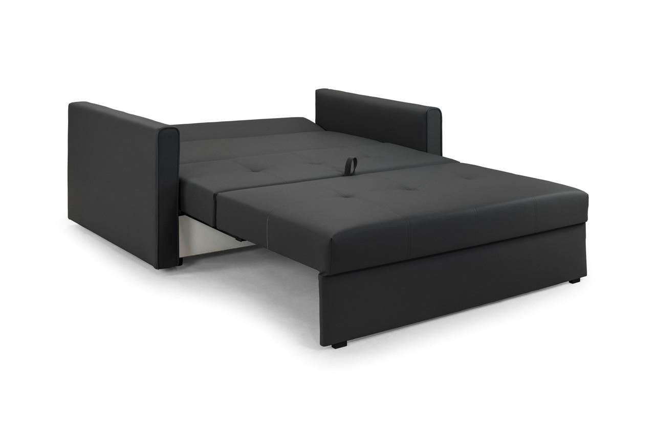 viva-2-seater-sofa-bed-black-open