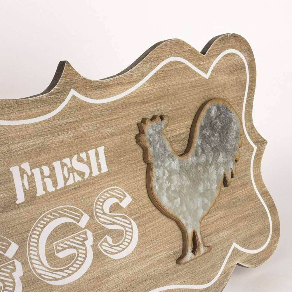 Farm Fresh Eggs Wooden Plaque