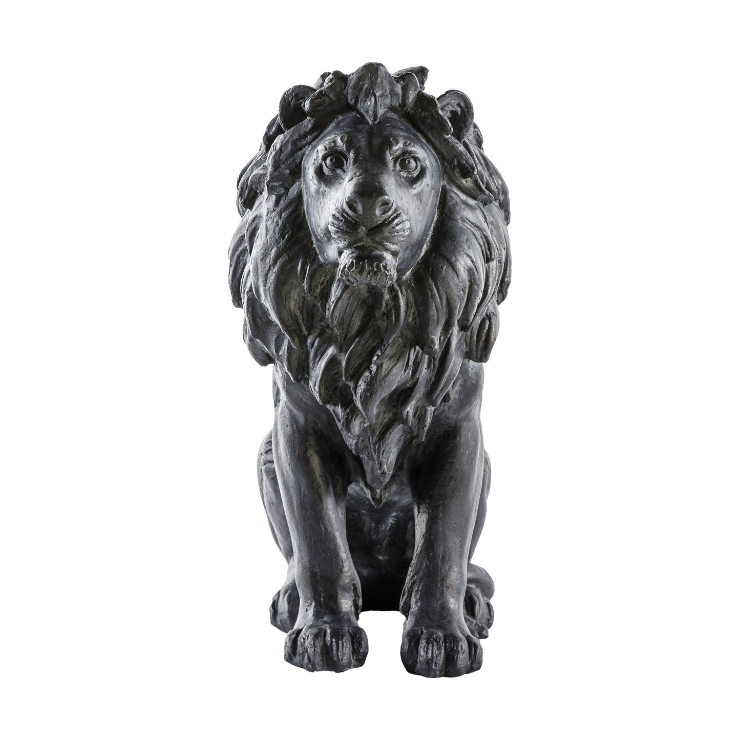 Lion-black-statue