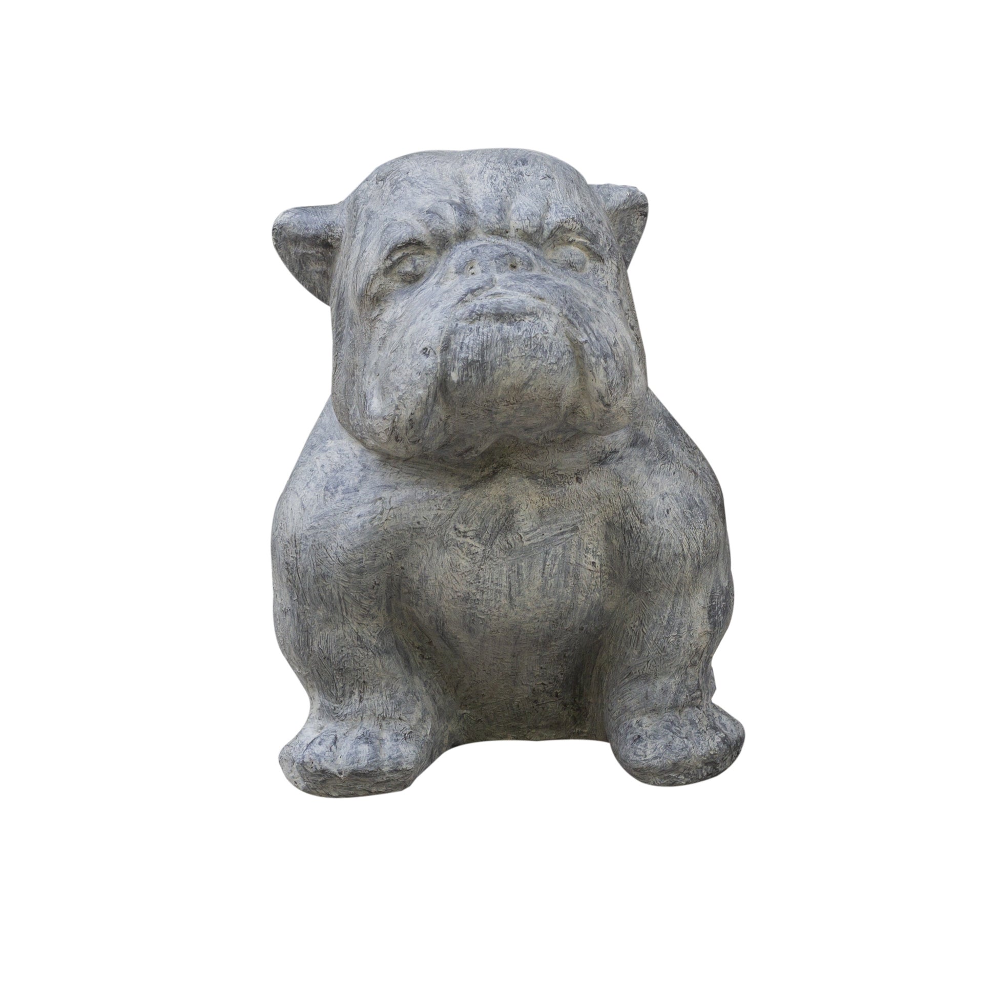 Garden-small-bulldog-sculpture-front