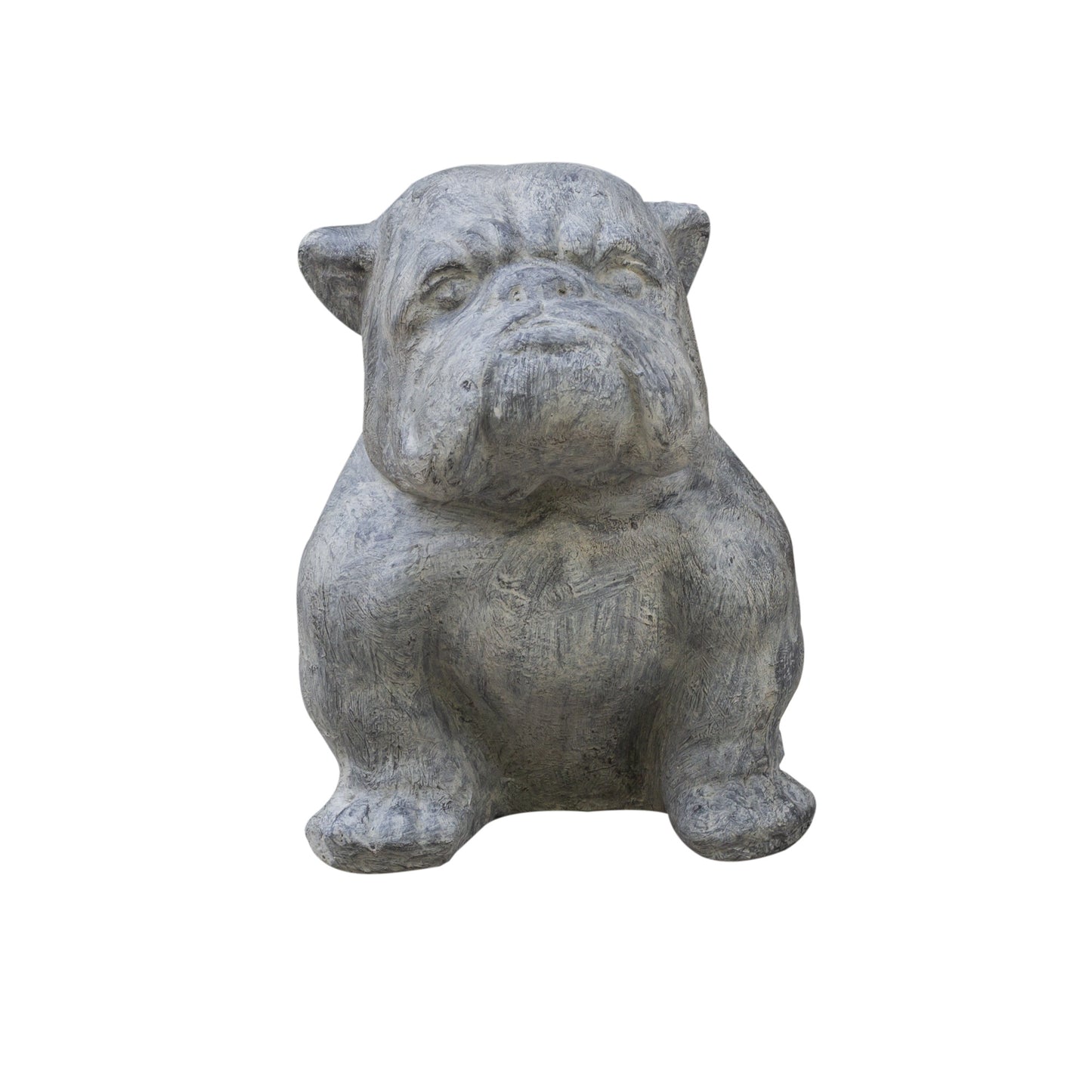 Garden-small-bulldog-sculpture-close-up