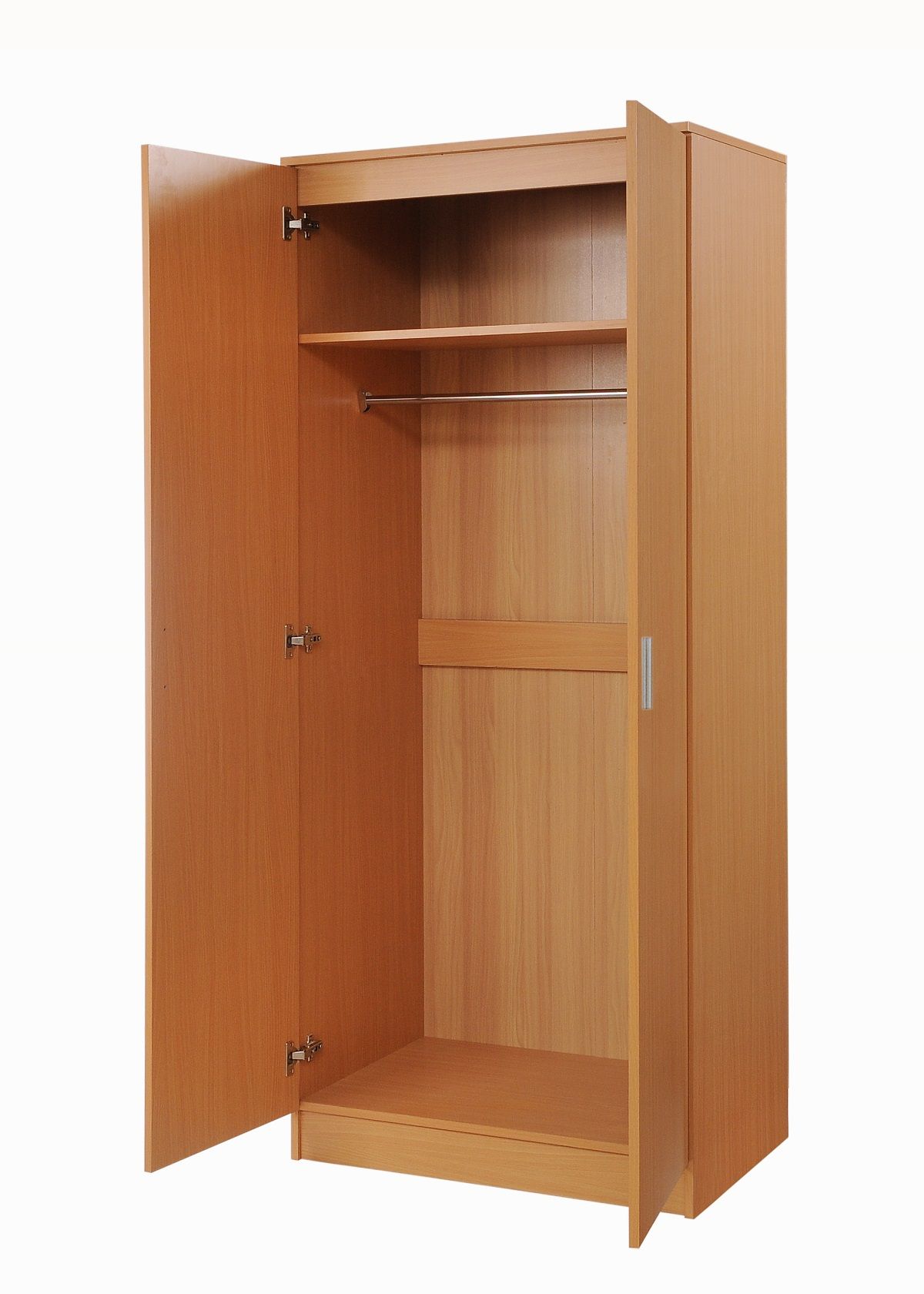 Rio-2-door-wardrobe-beech-open