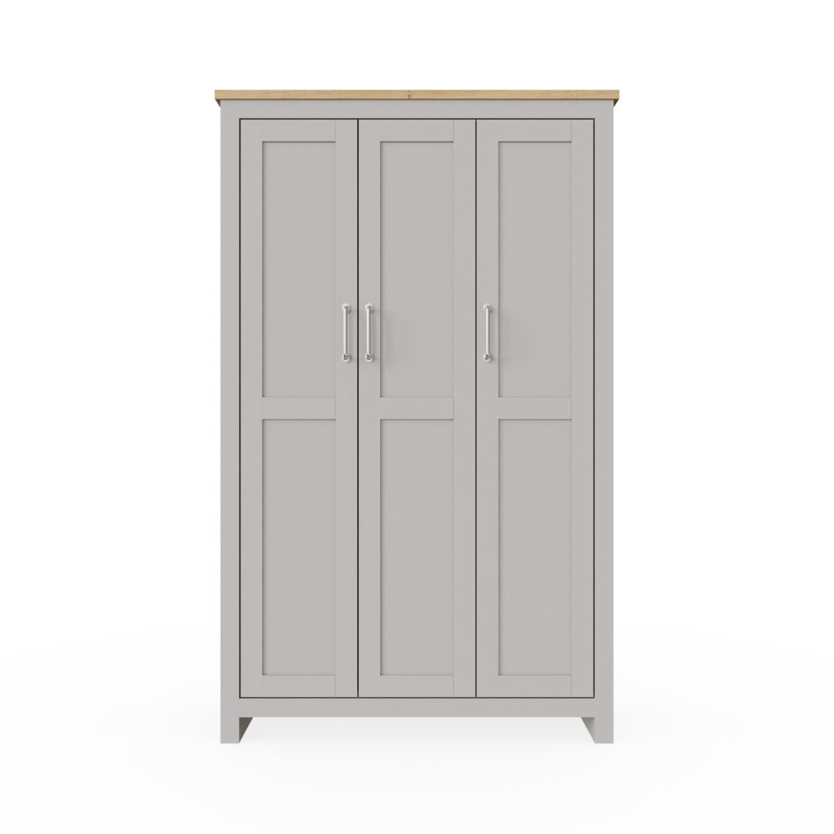 Lisbon-3-door-wardrobe-grey-front