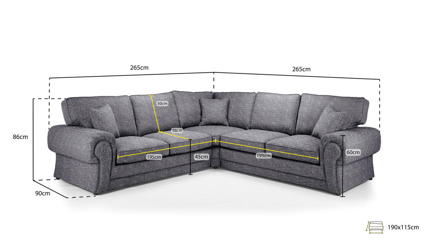 Wilcot Large Corner Sofa Bed