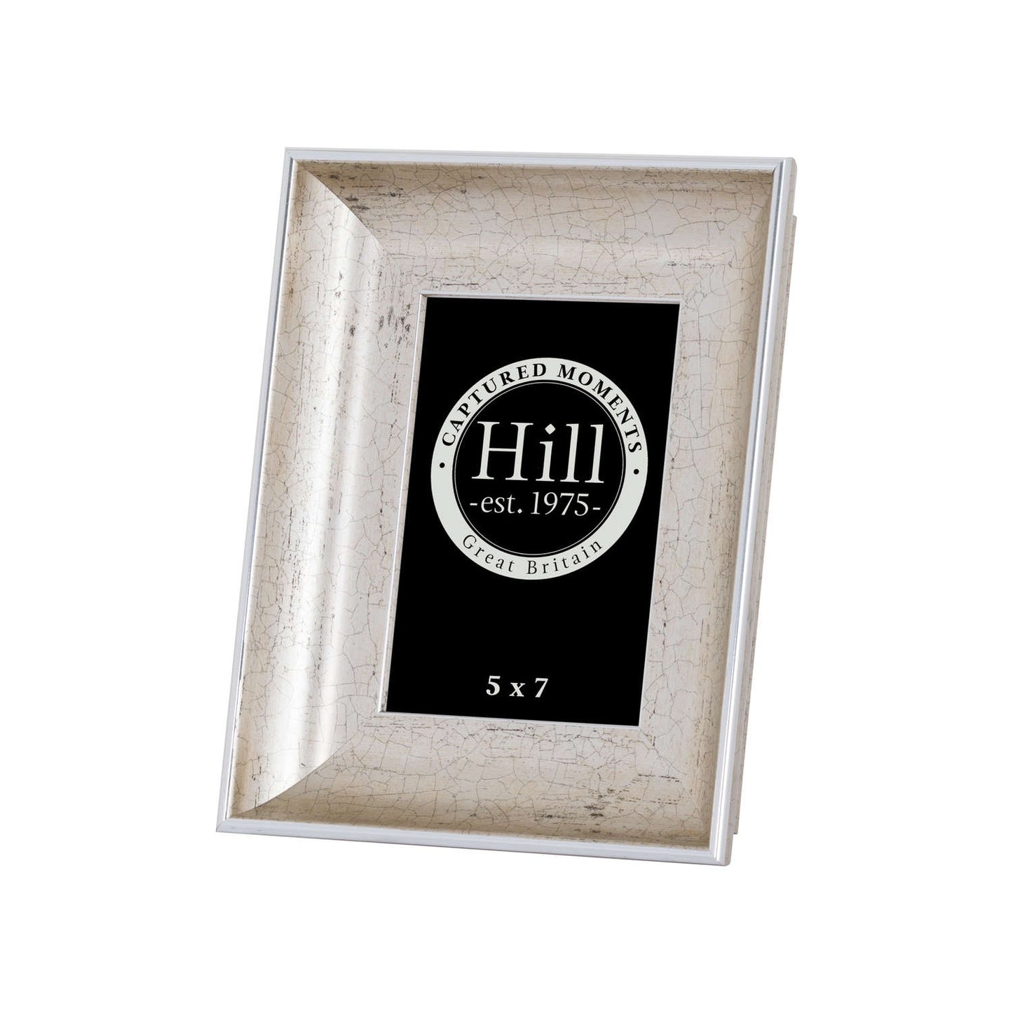 Antique-silver-crackled-effect-photo-frame-5X7