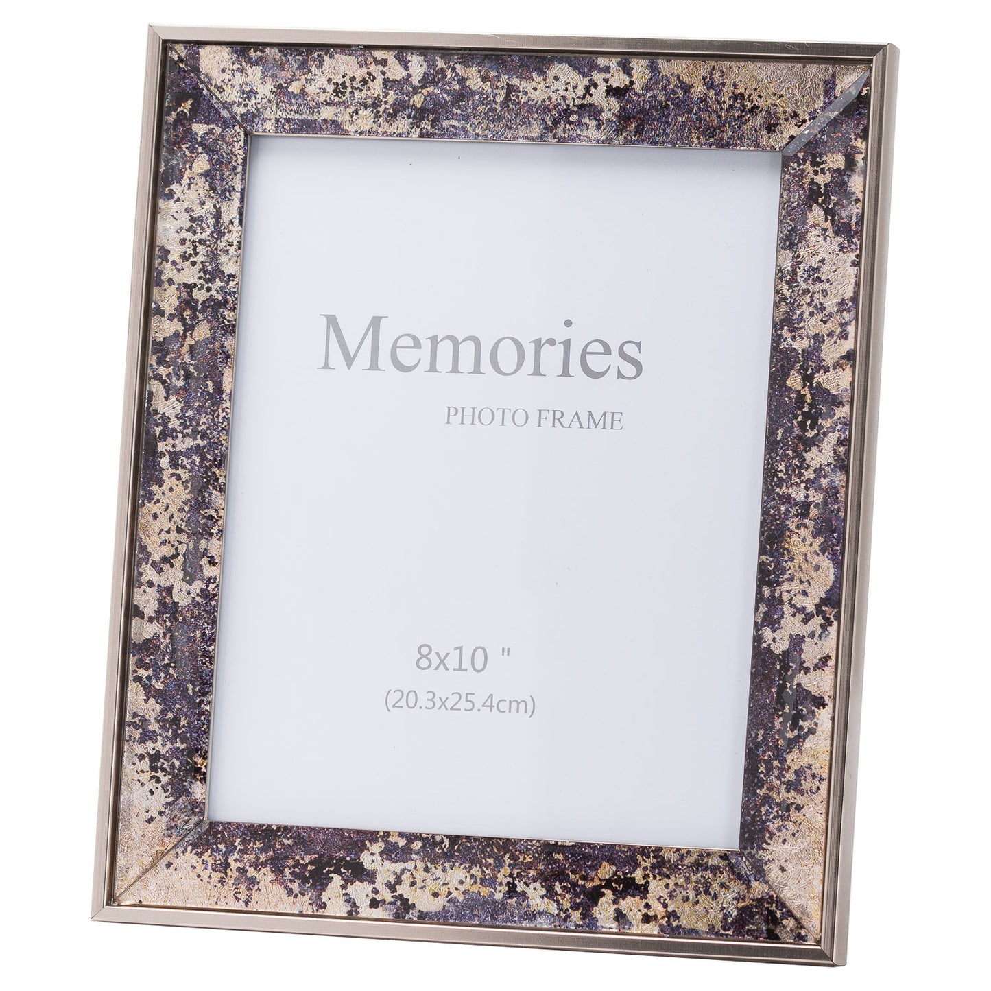 Silver Foil Metallic 8X10 Frame