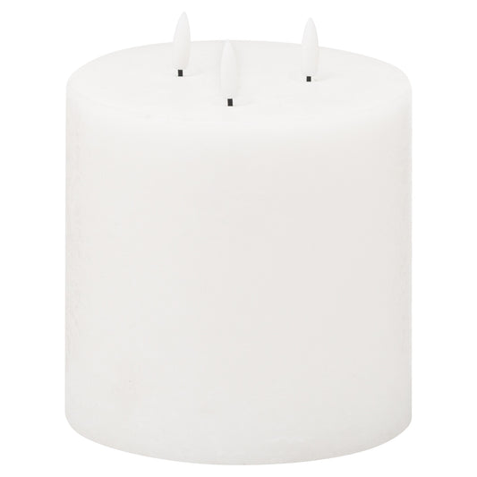 Luxe Collection Natural Glow 6x6 LED White Candle